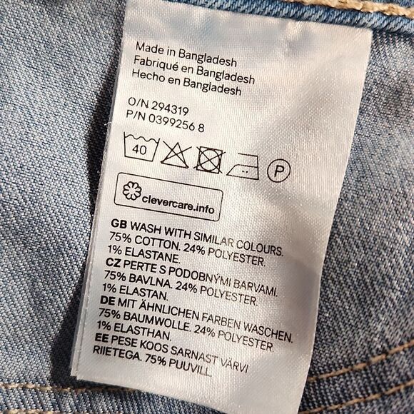 🧚♀️H&M Light Blue Skinny Ankle Jeans Size 14/32 - Picture 8 of 8